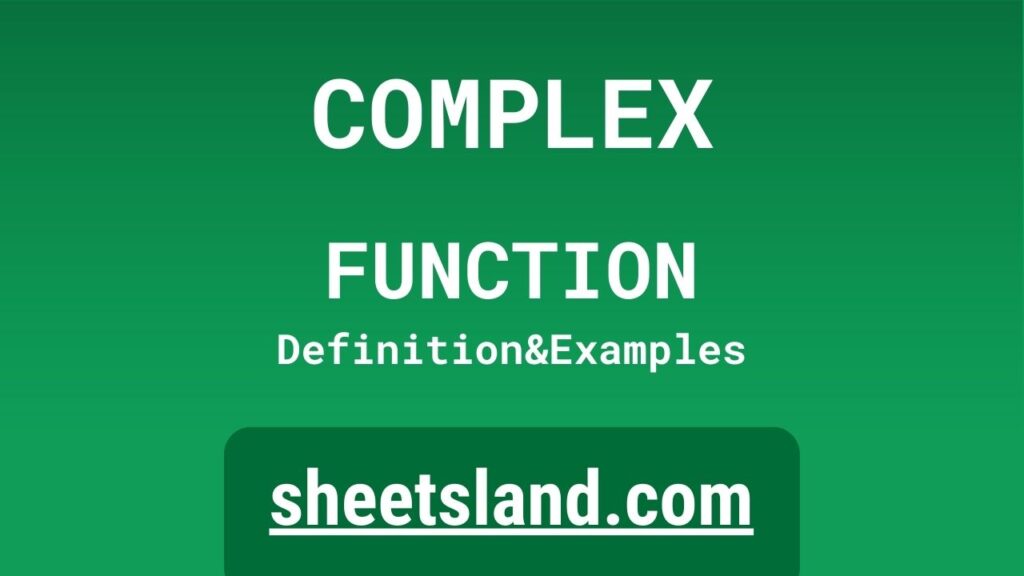 complex-function-definition-formula-examples-and-usage