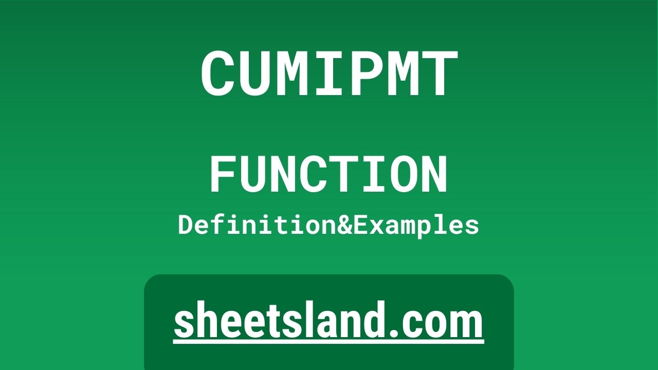 CUMIPMT Function