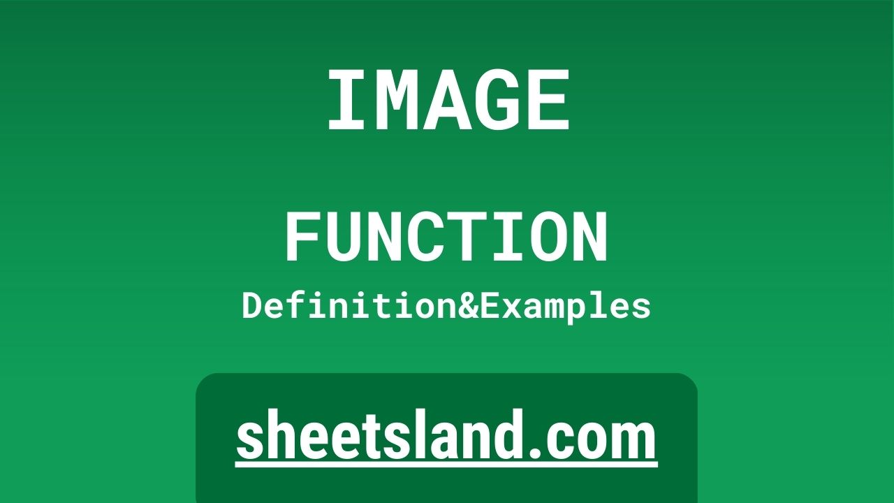 IMAGE Function